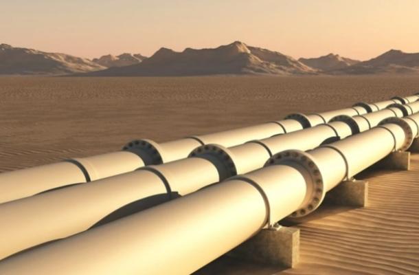 Vorläufiges Öl-Pipeline-Konzept in Abstimmung